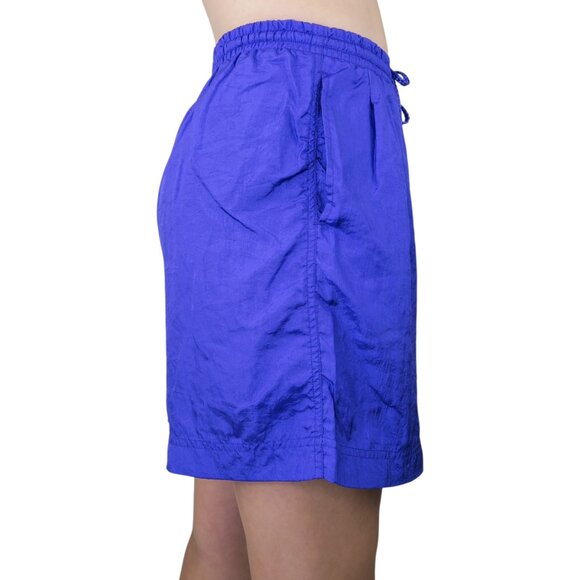 Vintage 90s Lavon Purple Windbreaker Shorts - Picture 2 of 7